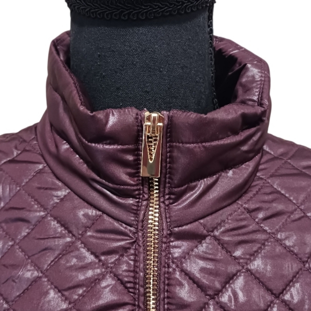 Via Spiga Quilted Clip Belt Coat - Picture 6 of 11
